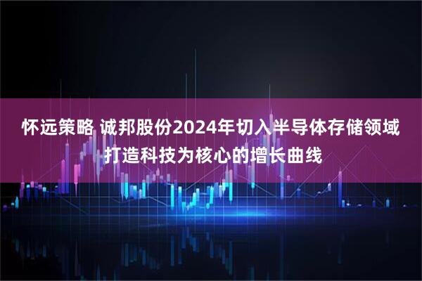 怀远策略 诚邦股份2024年切入半导体存储领域 打造科技为核心的增长曲线